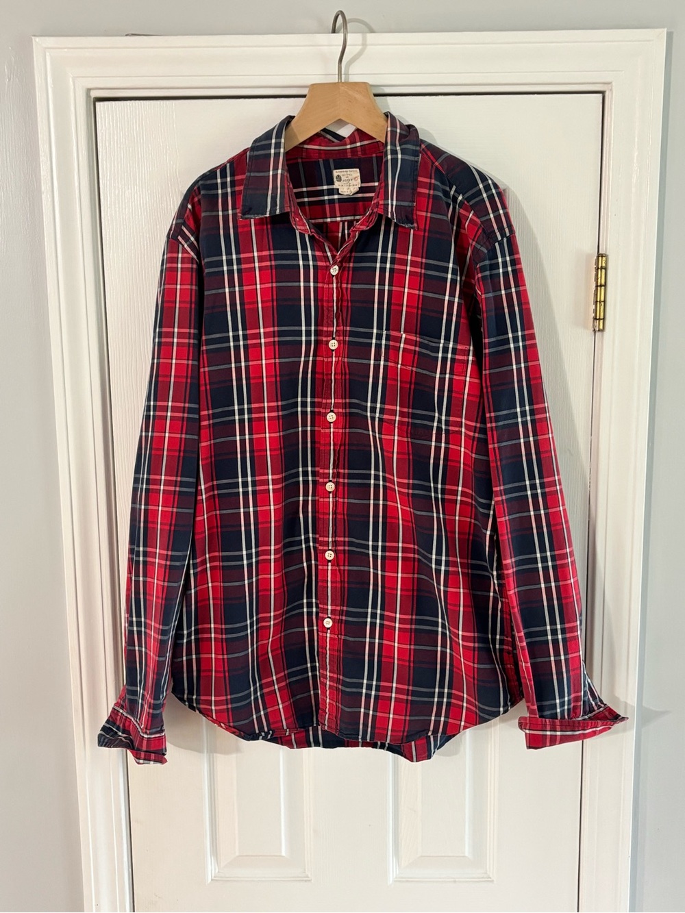 J. Crew Plaid Men's Button-Up Shirt